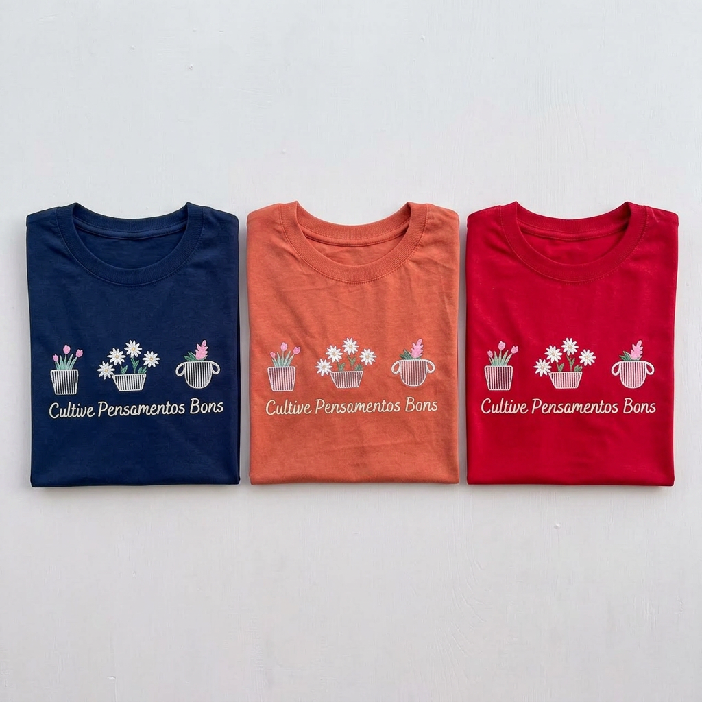 T-Shirt Cultive Pensamentos Bons