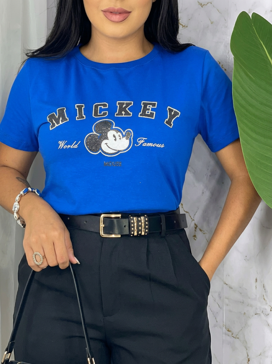 T-Shirt Mickey Azul