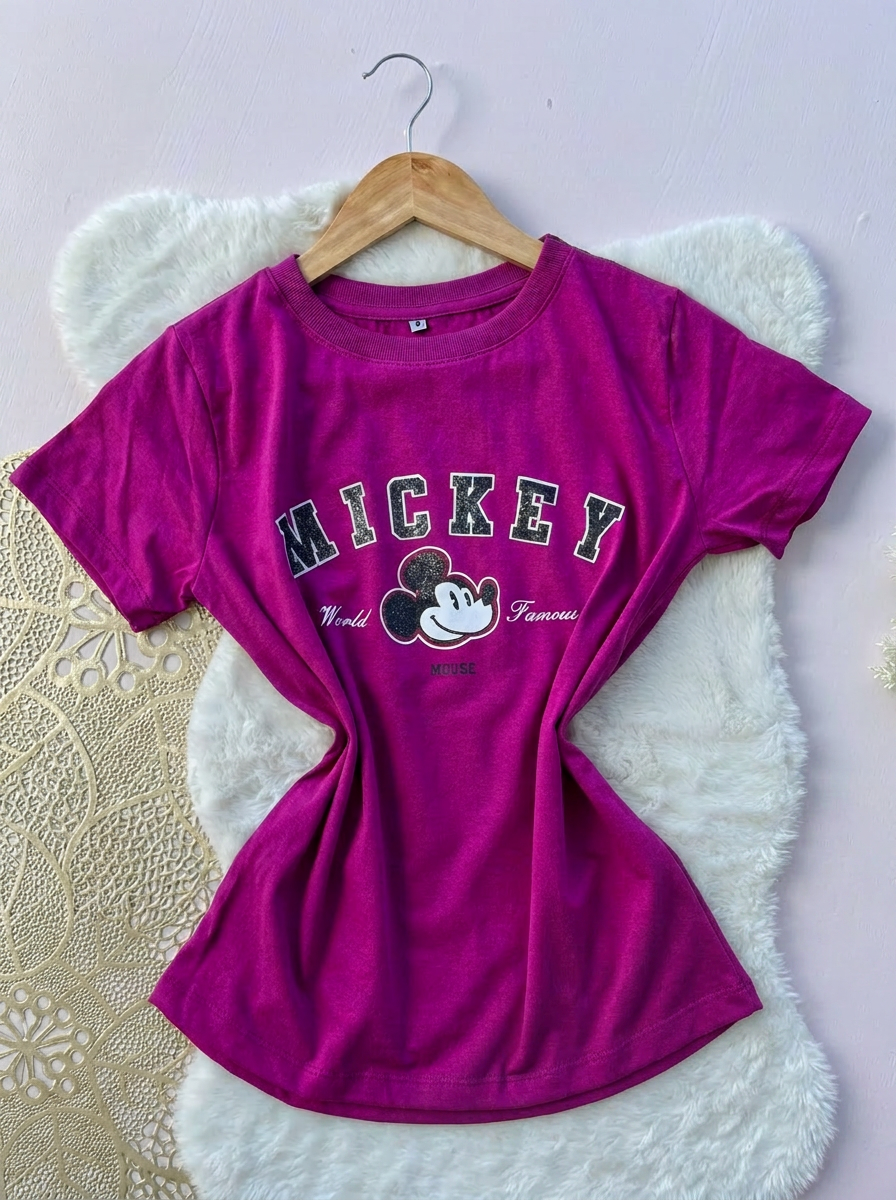 T-Shirt Mickey Pink
